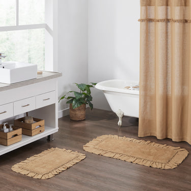 Burlap Natural Bathmat 27
